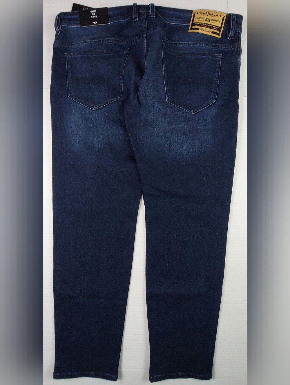 Diesel Thommer Slim Jeans Mens Size 38(41)x32 Blue Denim Stretch NWT $195.00